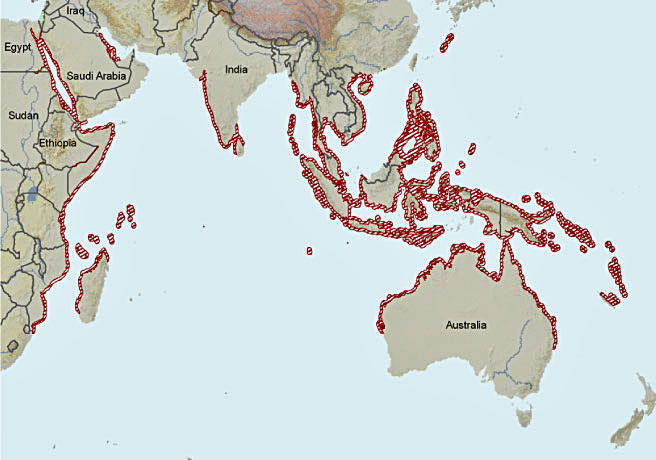 Dugong Habitat Map Dugong Habitat Map